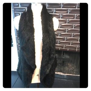 ply cashmere Sweaters - Rabbit Fur vest cashmere ribbed back size m ply cashmere Sweaters - Rabbit Fur vest cashmere ribbed back size m